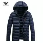 doudoune armani ea7 garcon men aigle round blue